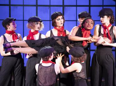 A production shot taken from LAMDA performance of Cabaret, featuring Yolanda Ovide