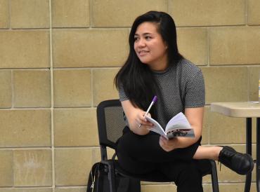 MA Directing student Paspawisa in rehearsal.