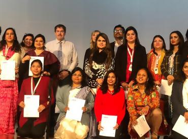LAMDA Examiner Linda Macrow in India 