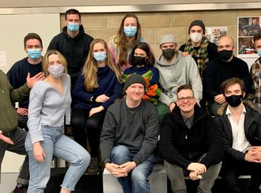 Mike Bartlett visits King Charles III rehearsals