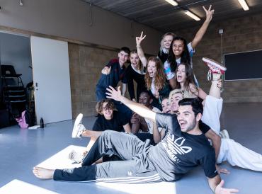 Students on a LAMDA short course