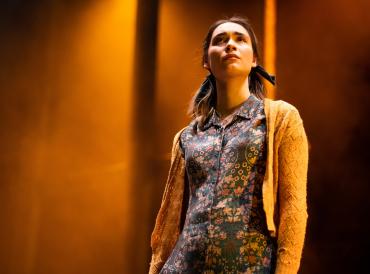 Photo of a student in a production at LAMDA
