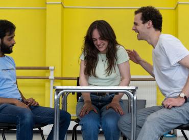 Students in a rehearsal room