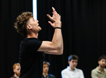 A student during Shakespeare Summer School