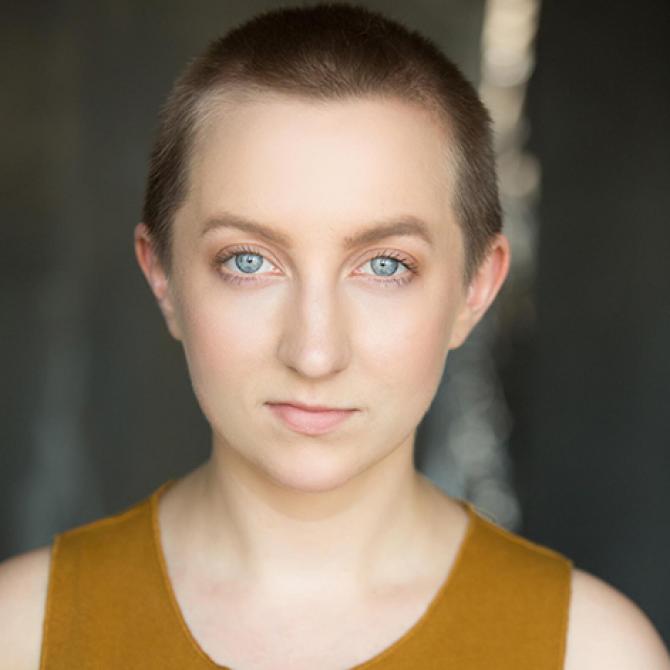 2020 graduating MFA professional actor Cecily Bednar-Schmidt