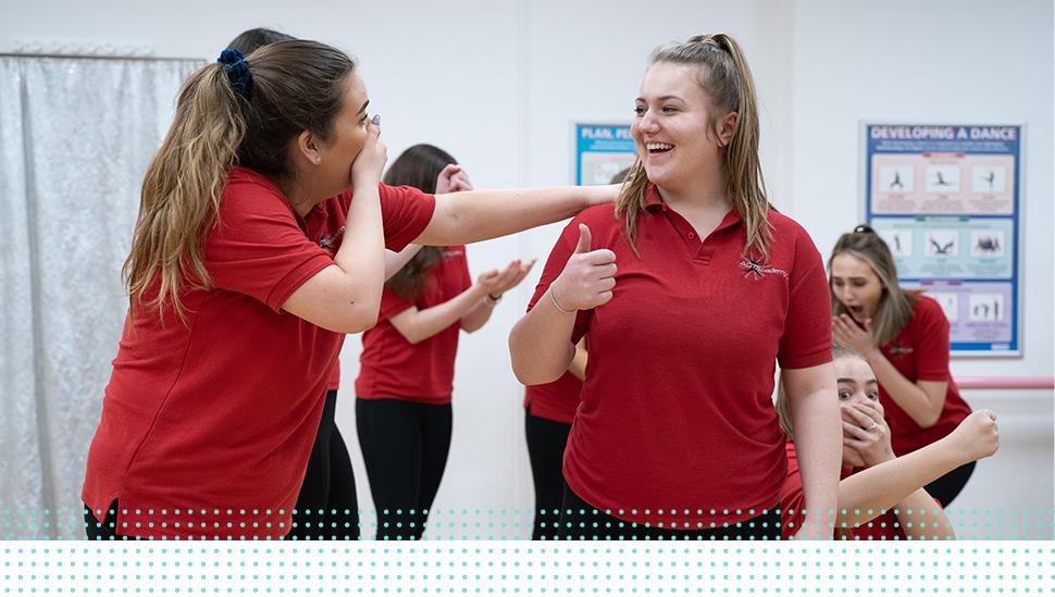 LAMDA learners perform in a group