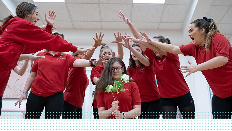 A group of LAMDA learner in rehearsal