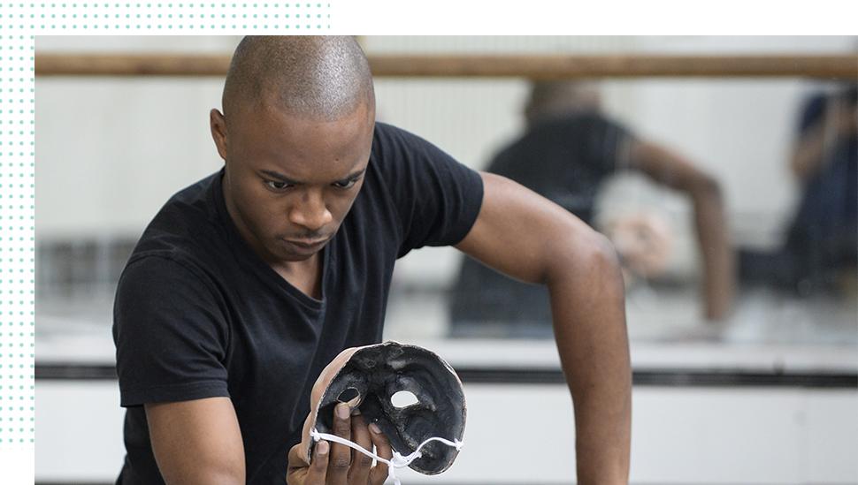A LAMDA learner staring at a mask