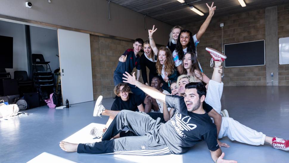 Students on a LAMDA short course