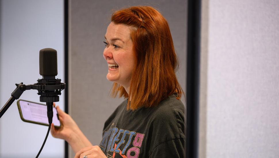 A LAMDA Short Course participant on the Introduction to Audio course