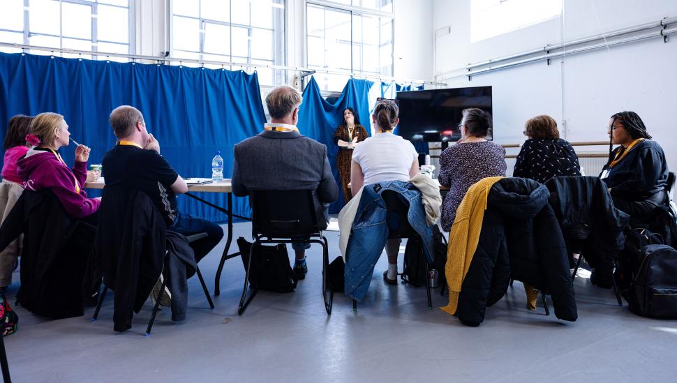 A group of LAMDA Exams teachers during a course