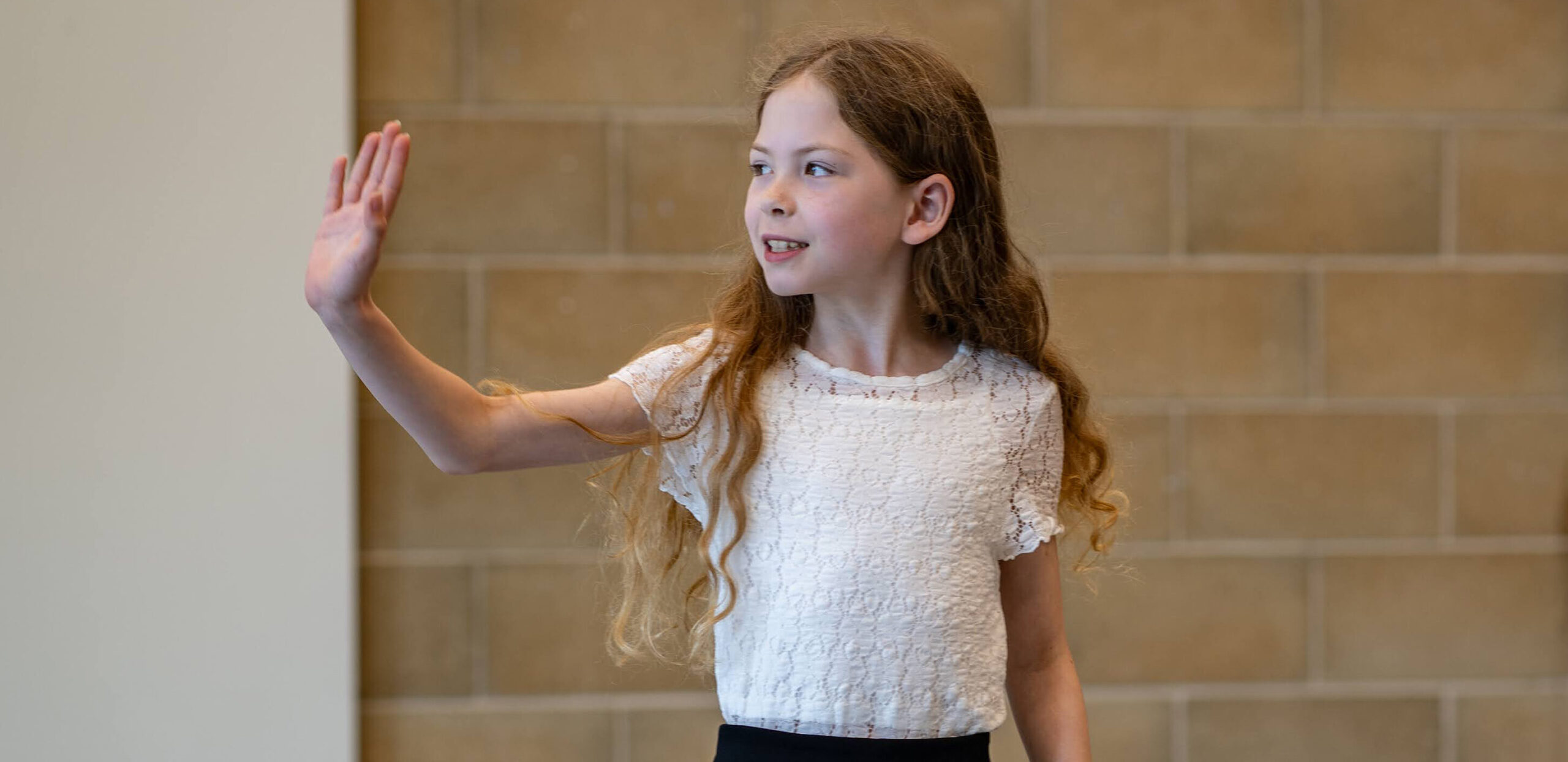 A learner during their LAMDA Exam